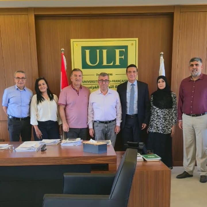 استقبل رئيس الجامعة اللبنانية الفرنسية معالي الدكتور ميشال نجار مدير عام التعليم العالي الدكتور مازن الخطيب
